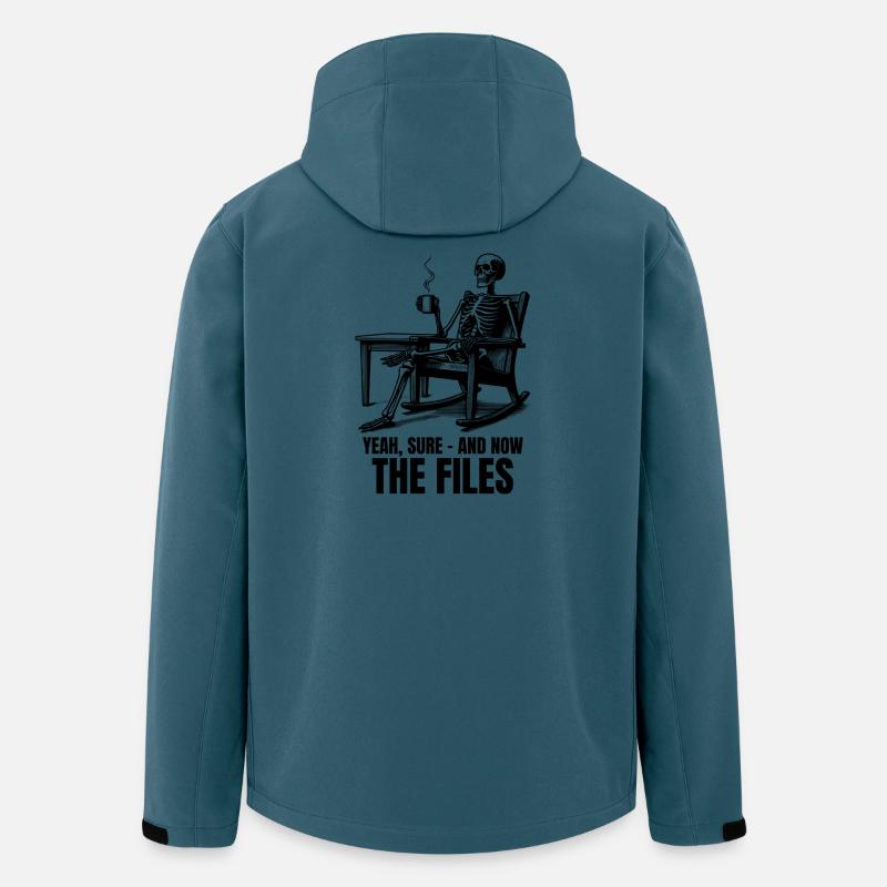 Waiting Skeleton Meme Project Manager Office - Men’s Recycled Softshell Jacket by Stanley/Stella - stargazer
