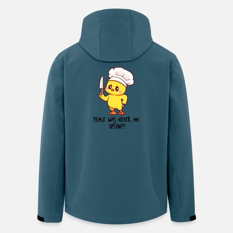 Chick Chef Slicer Charmer - Recycelte Männer Softshell-Jacke von Stanley/Stella - Dunkles Petrol
