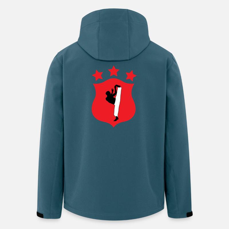 Capoeira – Kampf – Tanz - Recycelte Männer Softshell-Jacke von Stanley/Stella - Dunkles Petrol