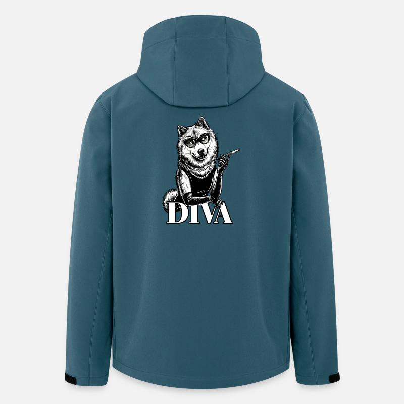 Eurasier | Diva - Recycelte Männer Softshell-Jacke von Stanley/Stella - Dunkles Petrol