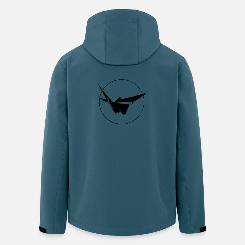 Origami 2 - Recycelte Männer Softshell-Jacke von Stanley/Stella - Dunkles Petrol