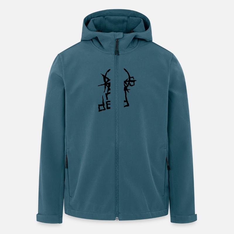 anarchy - Recycelte Männer Softshell-Jacke von Stanley/Stella - Dunkles Petrol
