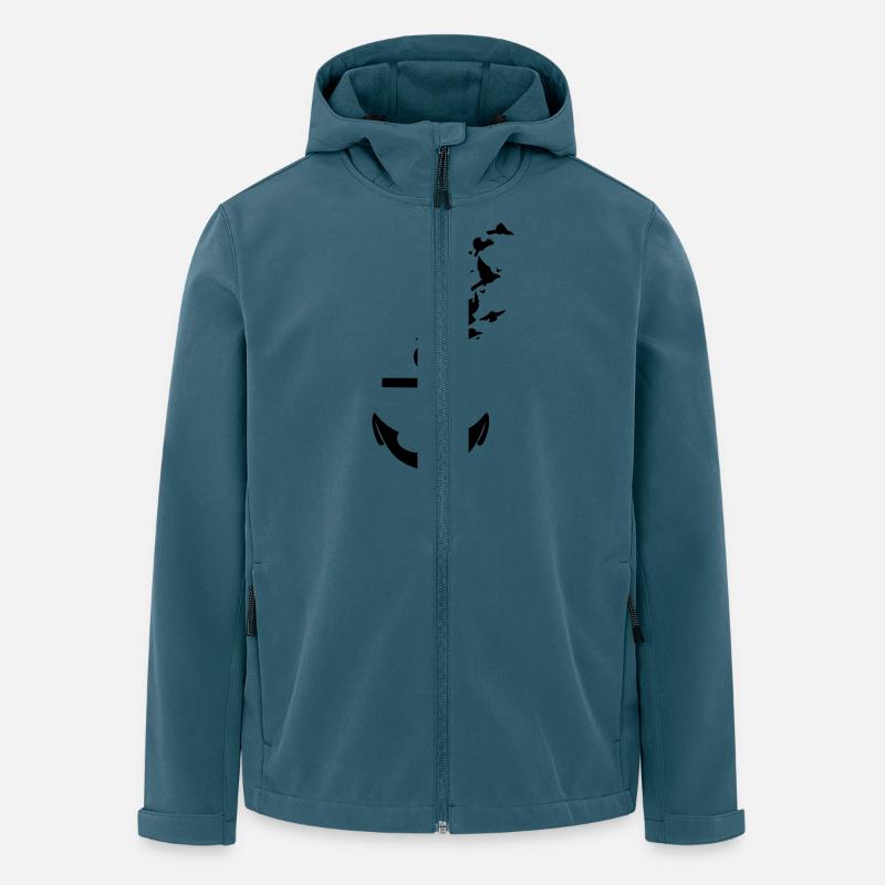 Anker - Recycelte Männer Softshell-Jacke von Stanley/Stella - Dunkles Petrol