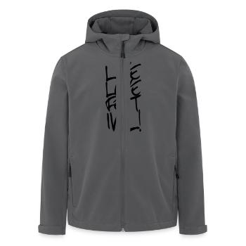 Live Love Festival und Party Shirt - Recycelte Männer Softshell-Jacke von Stanley/Stella - Anthrazit - Vorne - AI Model Male 185 light (185cm)