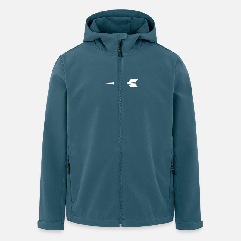 Dartpfeil - Recycelte Männer Softshell-Jacke von Stanley/Stella - Dunkles Petrol