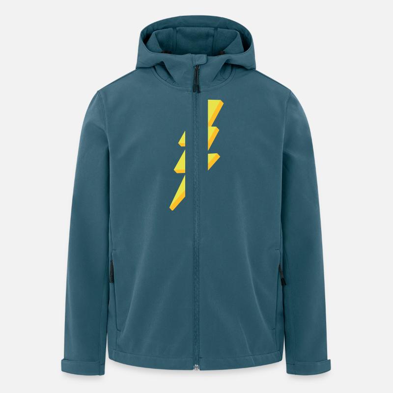 blitz3 - Recycelte Männer Softshell-Jacke von Stanley/Stella - Dunkles Petrol