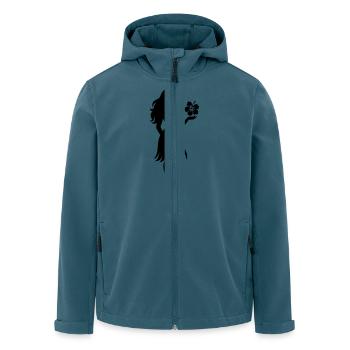 Tiki Fille - Veste softshell homme en polyester recyclé Stanley/Stella - bleu pétrole foncé - Devant - AI Model Male 185 light (185cm)