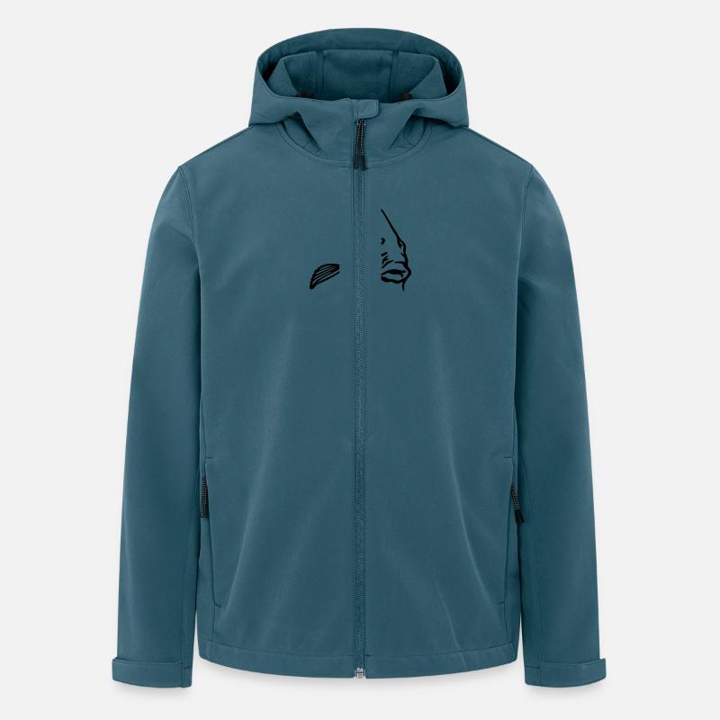 karpfen3 - Recycelte Männer Softshell-Jacke von Stanley/Stella - Dunkles Petrol