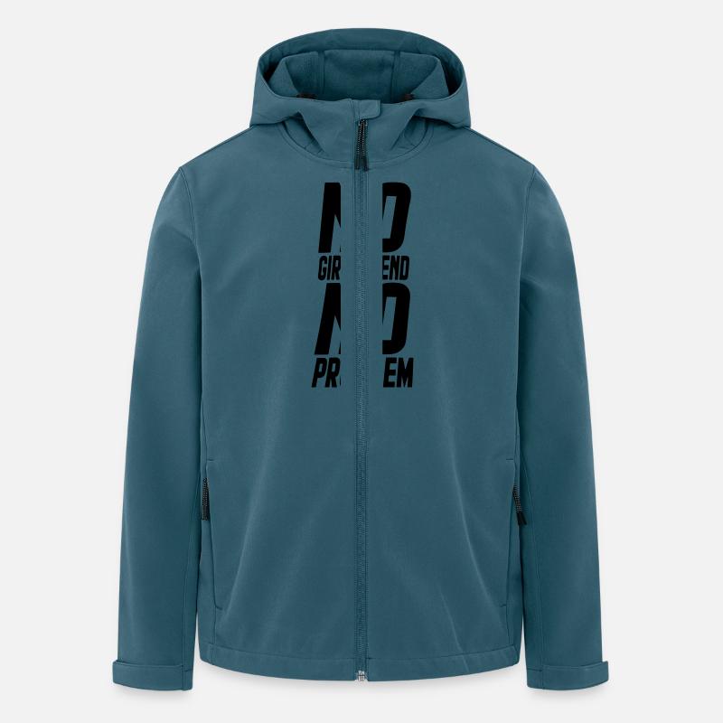 no girlfriend no problem - Men’s Recycled Softshell Jacket by Stanley/Stella - stargazer