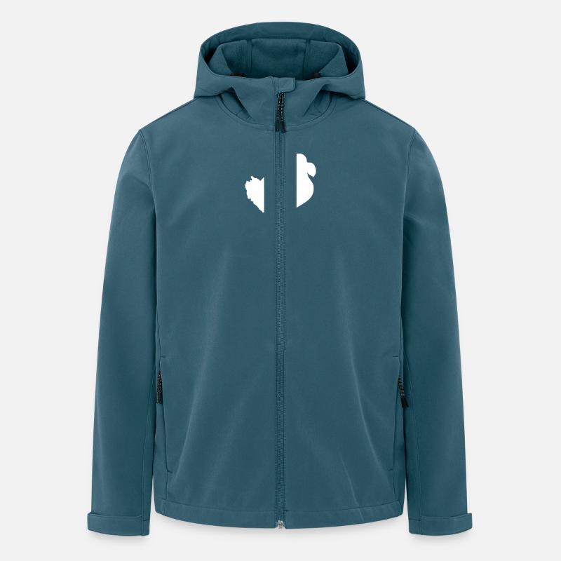 Dodo - Recycelte Männer Softshell-Jacke von Stanley/Stella - Dunkles Petrol
