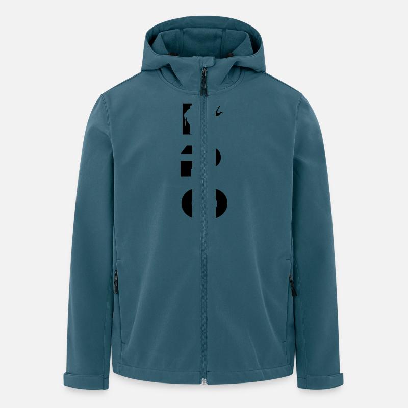 IPO - Recycelte Männer Softshell-Jacke von Stanley/Stella - Dunkles Petrol