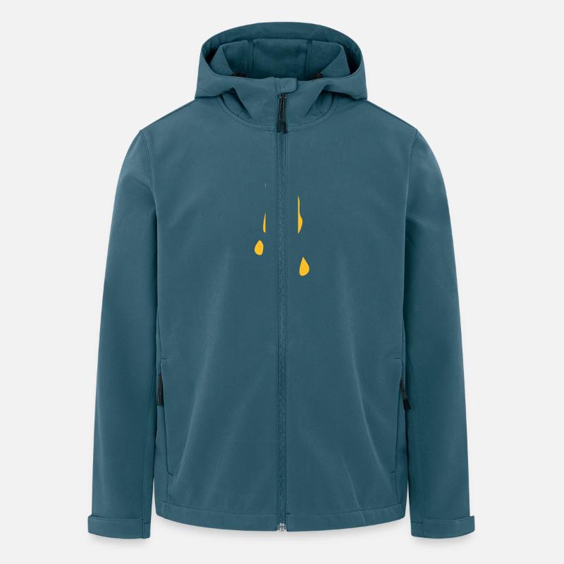 puke_shirt - Recycelte Männer Softshell-Jacke von Stanley/Stella - Dunkles Petrol