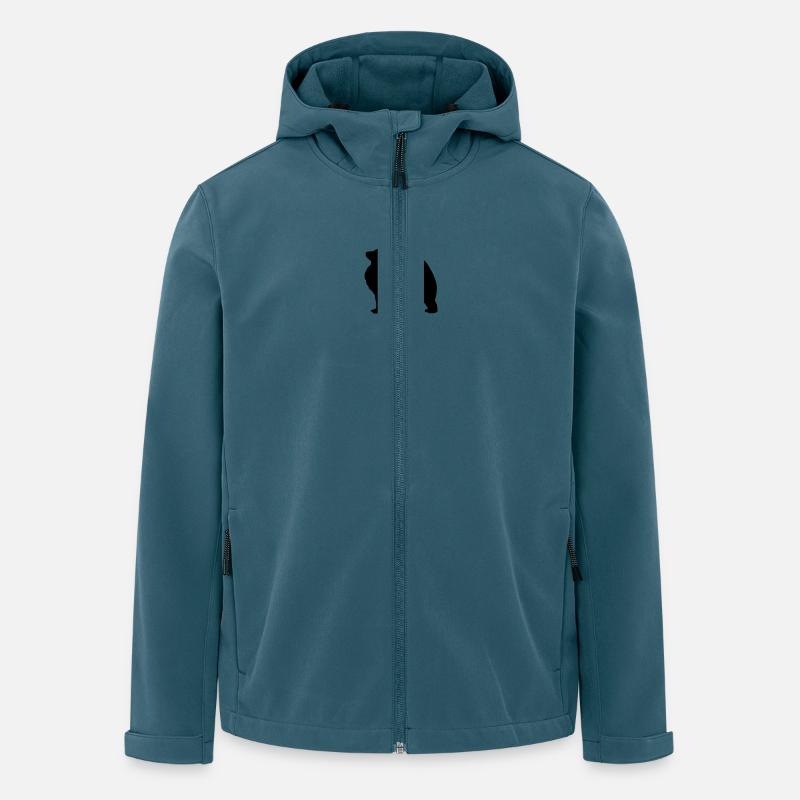 Samoyède - Veste softshell homme en polyester recyclé Stanley/Stella - bleu pétrole foncé