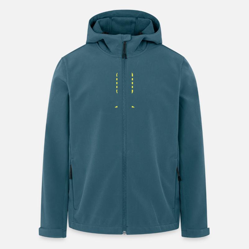 Mikrofon - Recycelte Männer Softshell-Jacke von Stanley/Stella - Dunkles Petrol