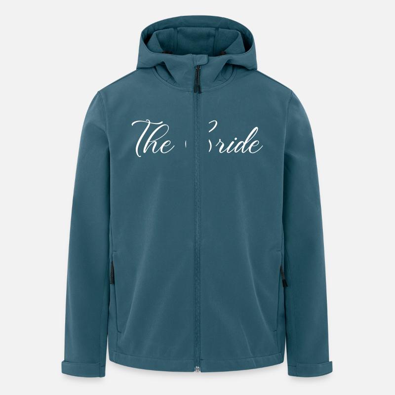 the bride - Recycelte Männer Softshell-Jacke von Stanley/Stella - Dunkles Petrol