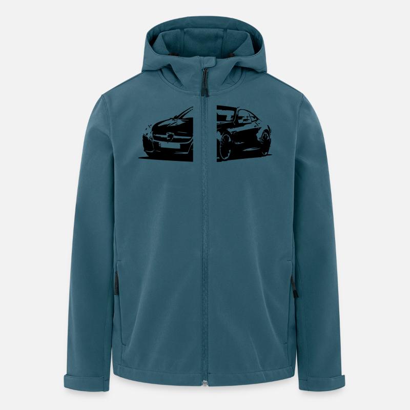Sportwagen Auto - Recycelte Männer Softshell-Jacke von Stanley/Stella - Dunkles Petrol