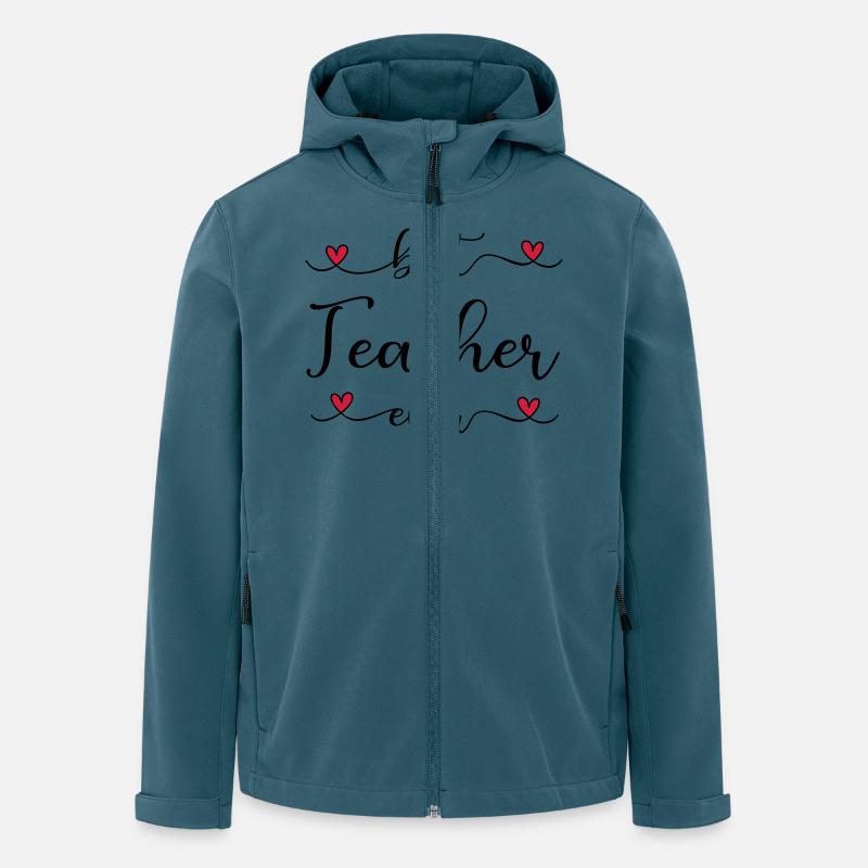 Lehrer - Recycelte Männer Softshell-Jacke von Stanley/Stella - Dunkles Petrol