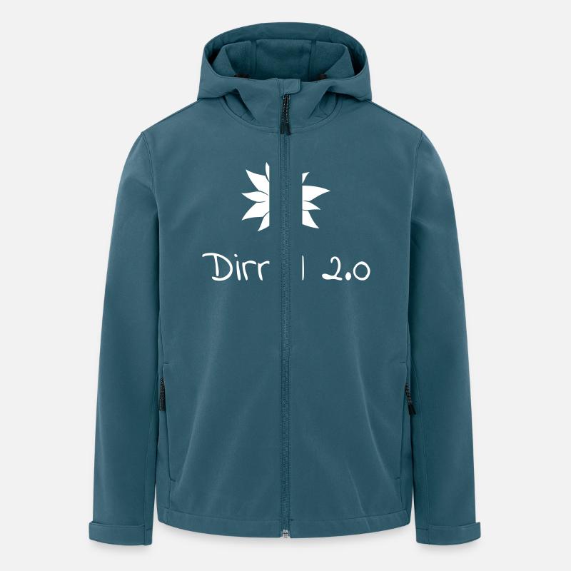 dirndl 2.0 - Recycelte Männer Softshell-Jacke von Stanley/Stella - Dunkles Petrol