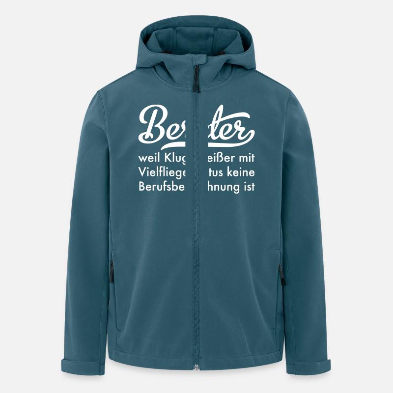Berater - Recycelte Männer Softshell-Jacke von Stanley/Stella - Dunkles Petrol