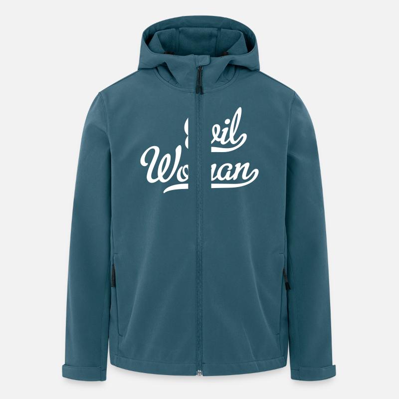 Evil Woman - Recycelte Männer Softshell-Jacke von Stanley/Stella - Dunkles Petrol