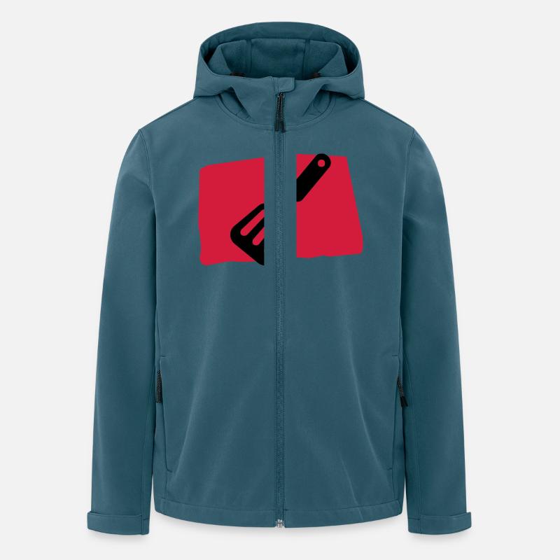 pfannenwender_c2 - Recycelte Männer Softshell-Jacke von Stanley/Stella - Dunkles Petrol