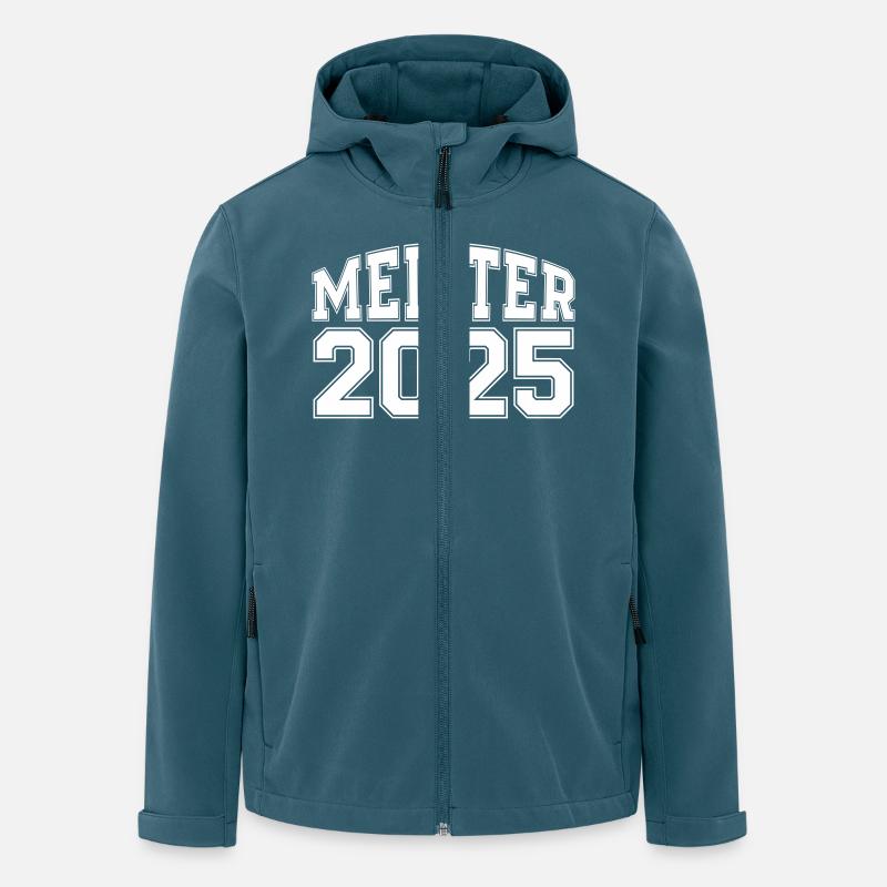 meister 2025 - Recycelte Männer Softshell-Jacke von Stanley/Stella - Dunkles Petrol
