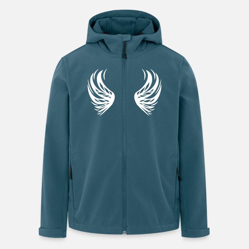 fluegel - Recycelte Männer Softshell-Jacke von Stanley/Stella - Dunkles Petrol