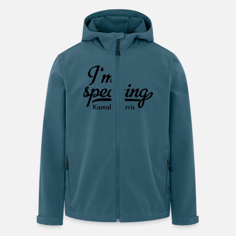 I'm speaking - Recycelte Männer Softshell-Jacke von Stanley/Stella - Dunkles Petrol