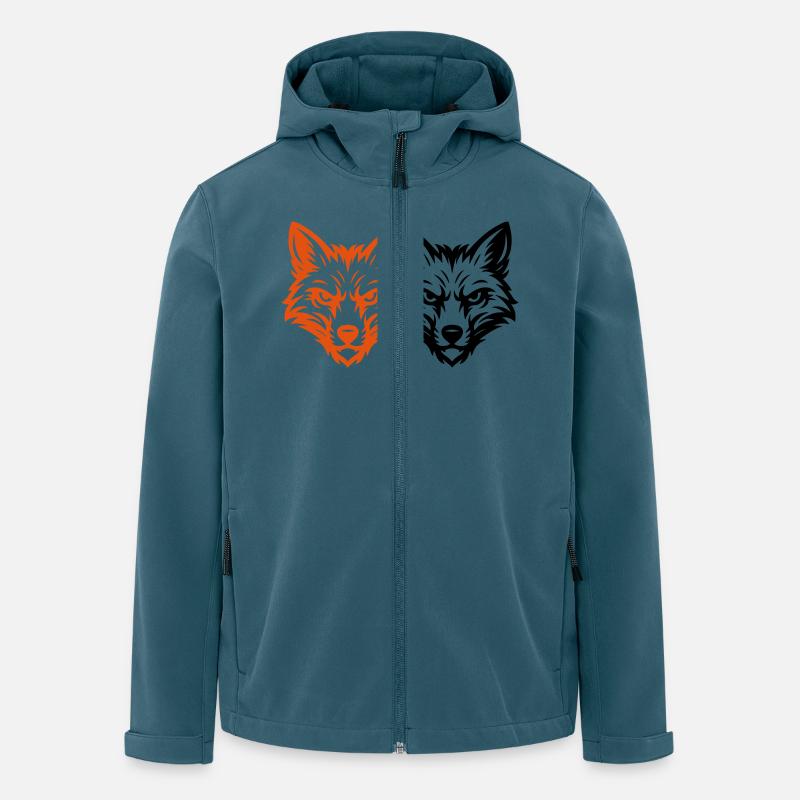 L’équipe Fox Head - Veste softshell homme en polyester recyclé Stanley/Stella - bleu pétrole foncé