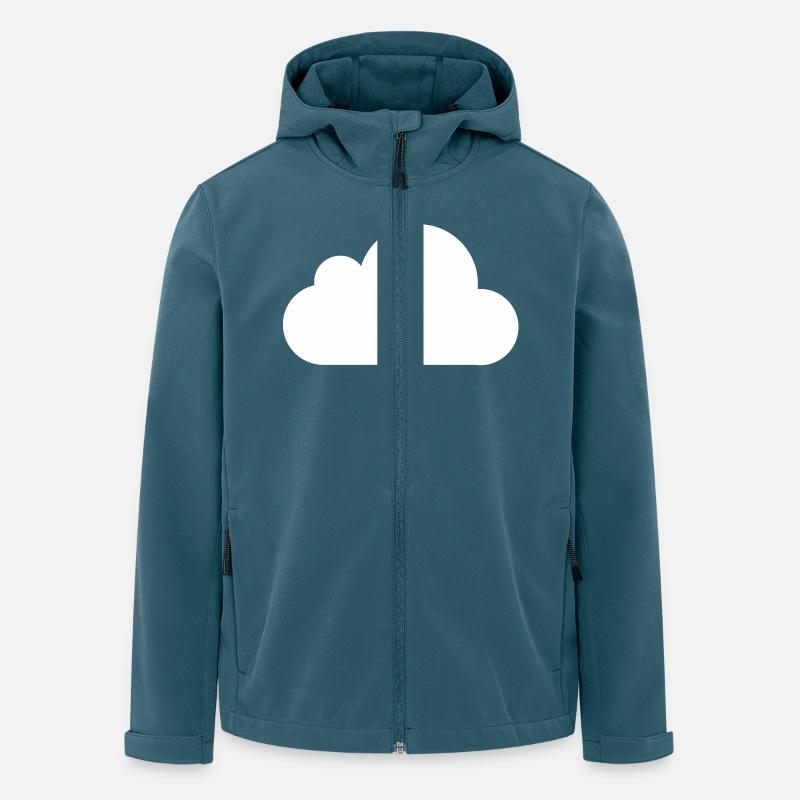Wolke - Recycelte Männer Softshell-Jacke von Stanley/Stella - Dunkles Petrol