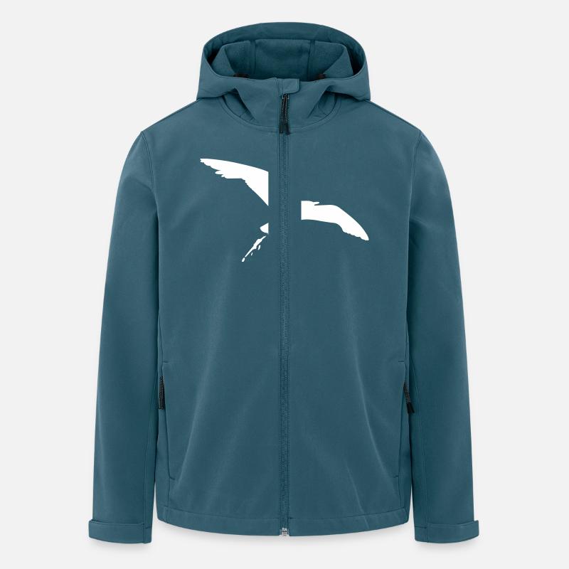 Möwenschiss - Veste softshell homme en polyester recyclé Stanley/Stella - bleu pétrole foncé