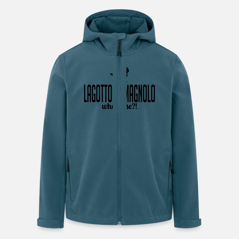 LAGOTTO ROMAGNOLO what else - Recycelte Männer Softshell-Jacke von Stanley/Stella - Dunkles Petrol