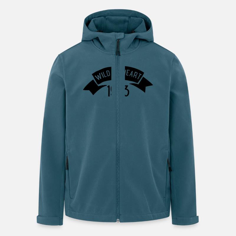 1973 - Recycelte Männer Softshell-Jacke von Stanley/Stella - Dunkles Petrol