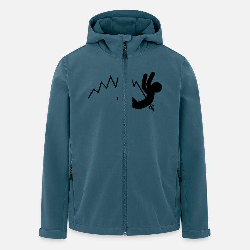 Falling prices (black) - Men’s Recycled Softshell Jacket by Stanley/Stella - stargazer