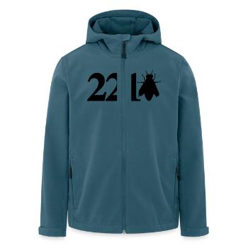 sherlock_221bee - Recycelte Männer Softshell-Jacke von Stanley/Stella - Dunkles Petrol - Vorne - AI Model Male 185 light (185cm)