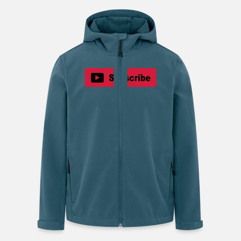 Subscribe Button - Men’s Recycled Softshell Jacket by Stanley/Stella - stargazer