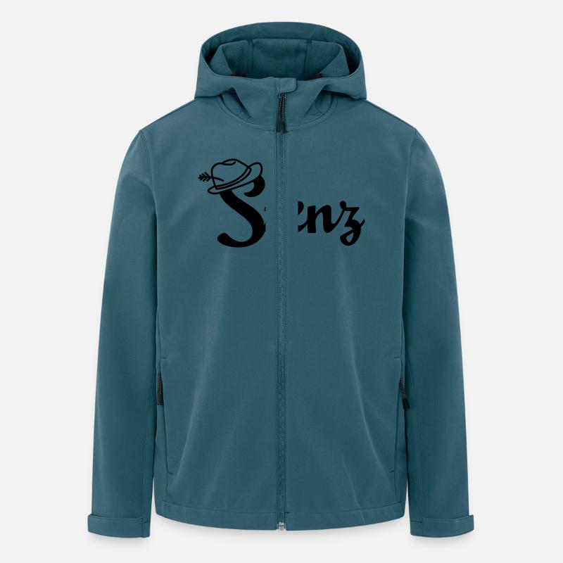 Stenz - Recycelte Männer Softshell-Jacke von Stanley/Stella - Dunkles Petrol