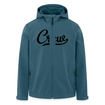 Crew - Recycelte Männer Softshell-Jacke von Stanley/Stella - Dunkles Petrol - Vorne - AI Model Male 185 light (185cm)