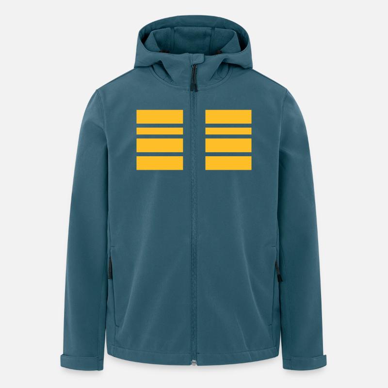 Fregattenkapitän - Recycelte Männer Softshell-Jacke von Stanley/Stella - Dunkles Petrol