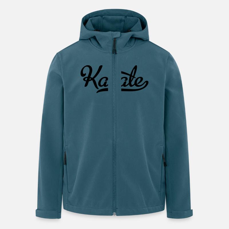 Karate - Recycelte Männer Softshell-Jacke von Stanley/Stella - Dunkles Petrol