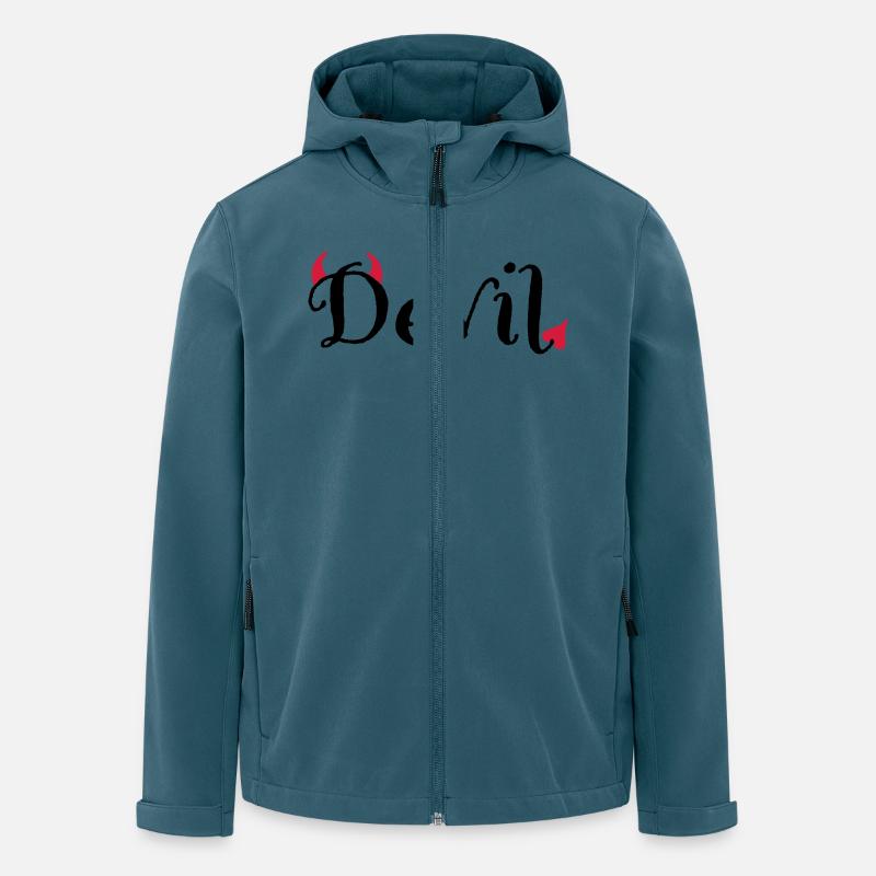 Teufe - Recycelte Männer Softshell-Jacke von Stanley/Stella - Dunkles Petrol