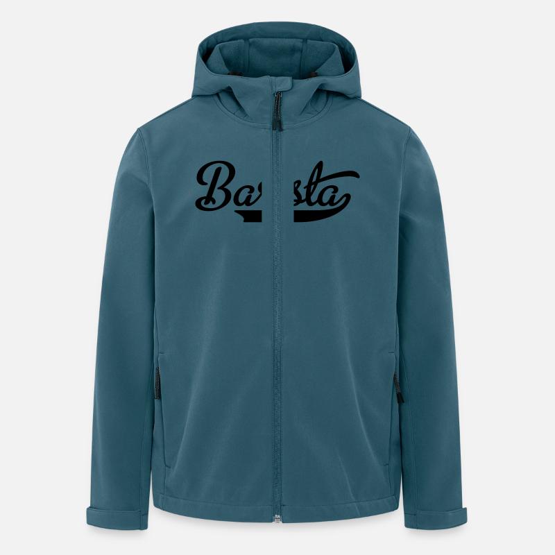 Barista - Recycelte Männer Softshell-Jacke von Stanley/Stella - Dunkles Petrol
