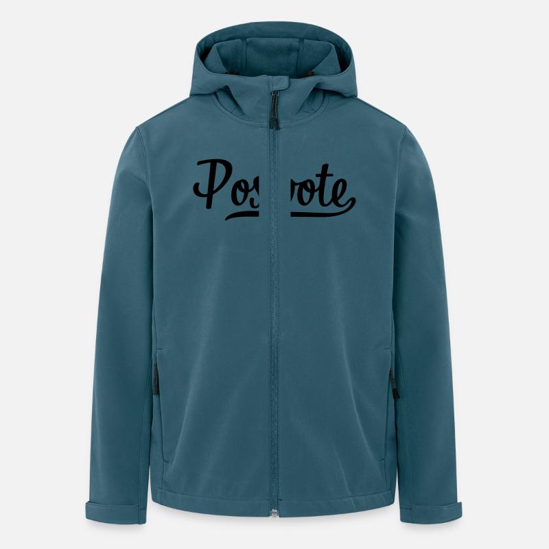 Postbote - Recycelte Männer Softshell-Jacke von Stanley/Stella - Dunkles Petrol
