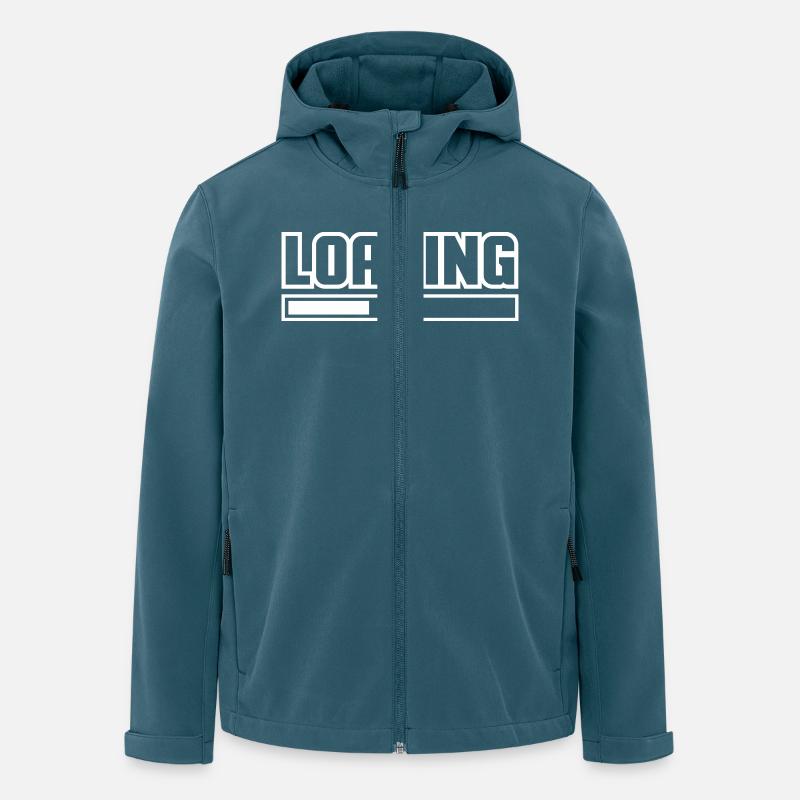 loading - Recycelte Männer Softshell-Jacke von Stanley/Stella - Dunkles Petrol