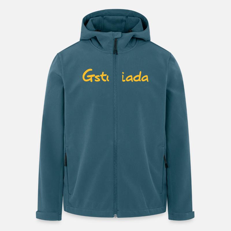 Gstudiada - Österreich - Recycelte Männer Softshell-Jacke von Stanley/Stella - Dunkles Petrol
