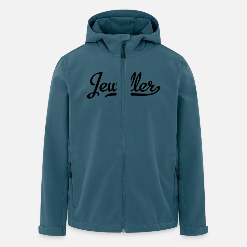 Juwelier - Recycelte Männer Softshell-Jacke von Stanley/Stella - Dunkles Petrol