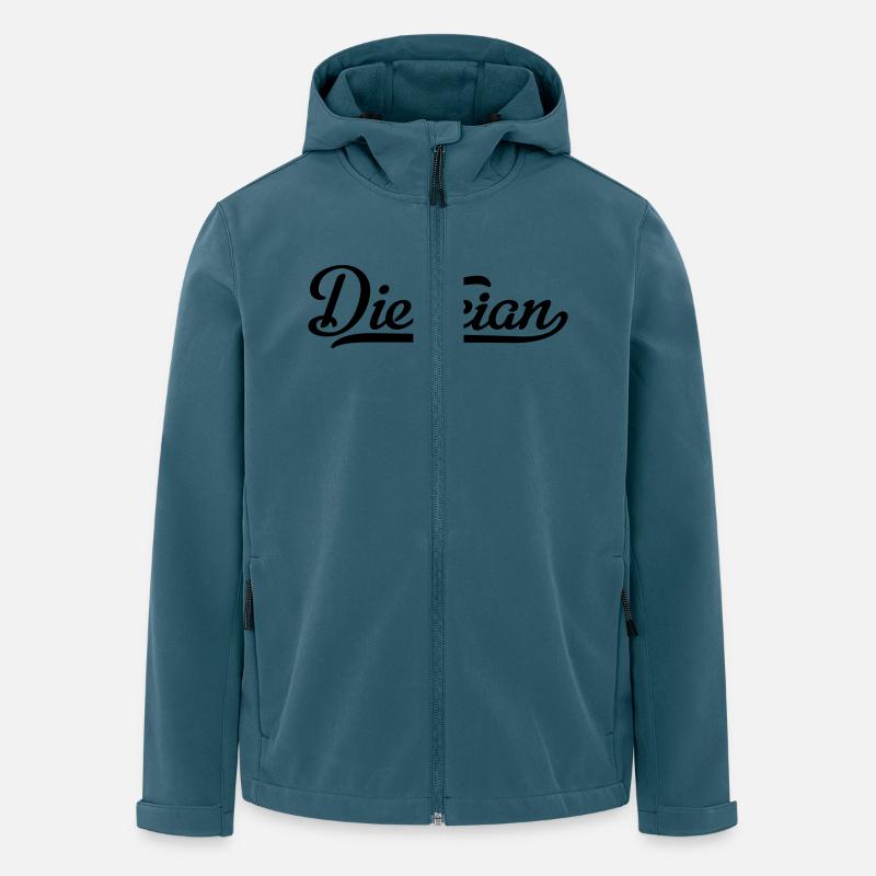 dietician - Recycelte Männer Softshell-Jacke von Stanley/Stella - Dunkles Petrol