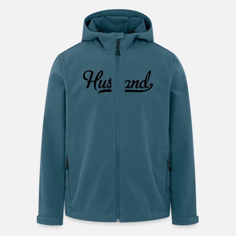 Ehemann - Recycelte Männer Softshell-Jacke von Stanley/Stella - Dunkles Petrol