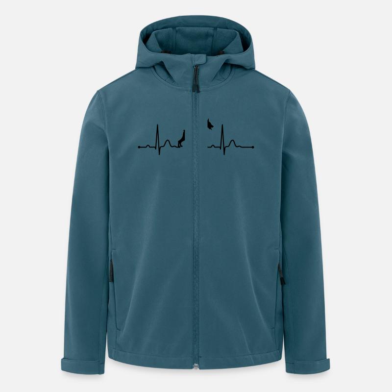 DOBERMANN - DOBERMAN heartbeat heartbeat - Men’s Recycled Softshell Jacket by Stanley/Stella - stargazer