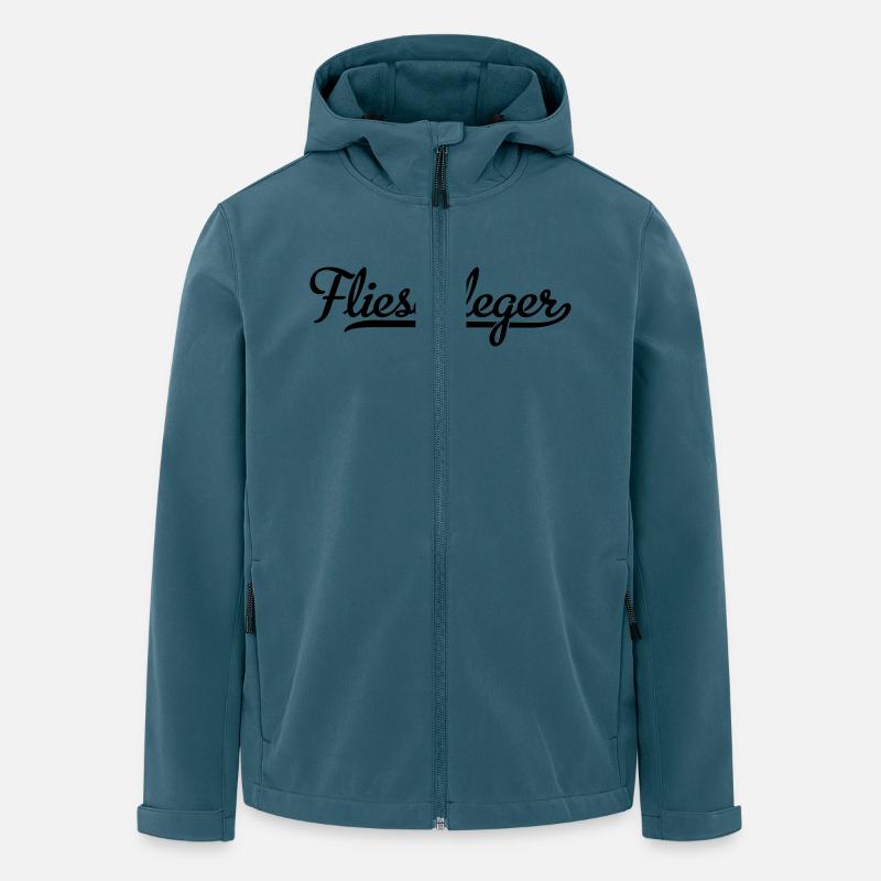 Fliesenleger - Recycelte Männer Softshell-Jacke von Stanley/Stella - Dunkles Petrol